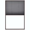 vidaXL barna alum&iacute;nium plisz&eacute; ablaksz&uacute;nyogh&aacute;l&oacute; 80 x 120 cm