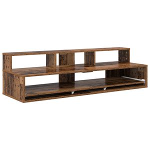 vidaXL St&uacute;di&oacute; &iacute;r&oacute;asztal Antik Fa 152 x 42,5 x 36 cm Szerelt Fa