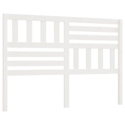 vidaXL fehér tömör fenyőfa ágy fejtámla 166 x 4 x 100 cm
