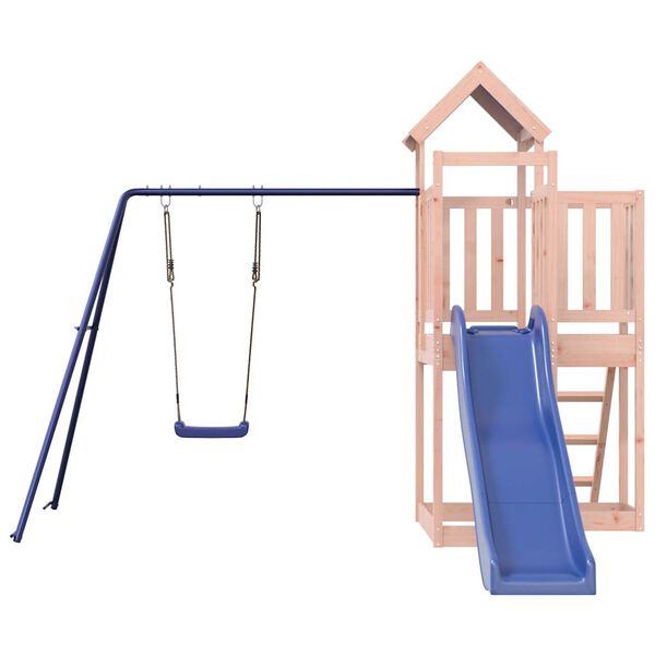 vidaXL t&ouml;m&ouml;r dugl&aacute;szfenyő k&uuml;lt&eacute;ri j&aacute;tsz&oacute;szett