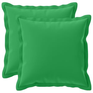 vidaXL P&aacute;rna huzat 2 db HOUTEN Z&ouml;ld 30 x 30 cm Poli&eacute;szter