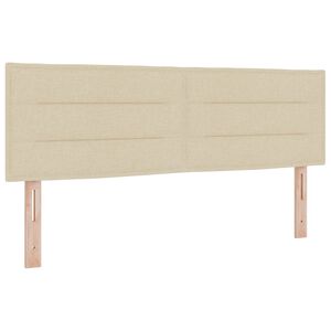 vidaXL LED &aacute;gyt&aacute;mla LED -es l&aacute;mp&aacute;kkal Kr&eacute;m 144 cm Poli&eacute;szter