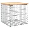 vidaXL t&ouml;m&ouml;r fenyőfa gabion kerti pad 43x44x42 cm