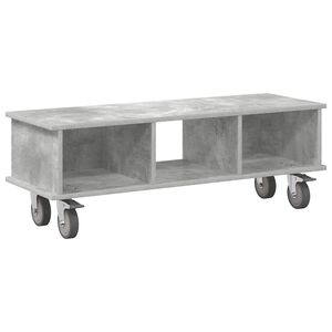 vidaXL TV &aacute;llv&aacute;ny 100 x 35 x 35 cm Beton Sz&uuml;rke Szerelt Fa