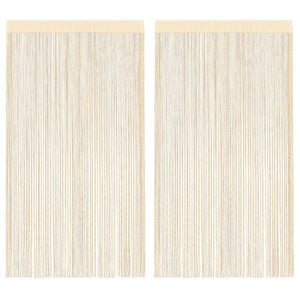 vidaXL 2 db kr&eacute;msz&iacute;nű zsin&oacute;rf&uuml;gg&ouml;ny 100 x 250 cm