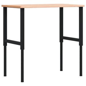 vidaXL t&ouml;m&ouml;r b&uuml;kkfa n&eacute;gysz&ouml;g alak&uacute; munkapad 100 x 60 x (71,5-98) cm