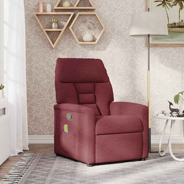 vidaXL bord&oacute; d&ouml;nthető sz&ouml;vet massz&aacute;zsfotel