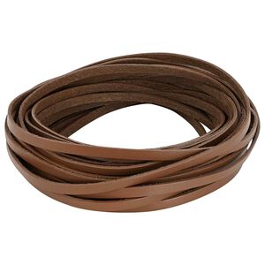 vidaXL Bőr heveder 1 Barna 1000 x 0,5 cm Bőr