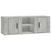 vidaXL betonsz&uuml;rke szerelt fa TV-szekr&eacute;ny 100 x 31,5 x 35 cm
