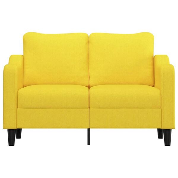 vidaXL 2 szem&eacute;lyes vil&aacute;goss&aacute;rga sz&ouml;vet kanap&eacute; 120 cm