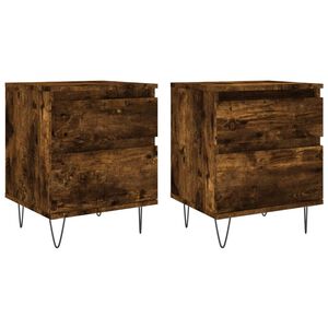 vidaXL 2 db f&uuml;st&ouml;s t&ouml;lgy sz&iacute;nű &eacute;jjeliszekr&eacute;ny 40 x 35 x 50 cm