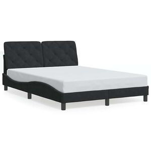 vidaXL fekete b&aacute;rsony &aacute;gykeret matrac n&eacute;lk&uuml;l 140x200 cm