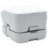 vidaXL Kemping WC Sz&uuml;rke &eacute;s Feh&eacute;r 41,5 x 36,5 x 30 cm Polietil&eacute;n