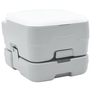 vidaXL Kemping WC Sz&uuml;rke &eacute;s Feh&eacute;r 41,5 x 36,5 x 30 cm Polietil&eacute;n
