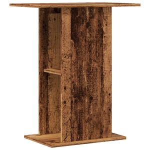vidaXL antik fa sz&iacute;nű szerelt fa akv&aacute;rium&aacute;llv&aacute;ny 36 x 60,5 x 72,5 cm