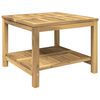 vidaXL Doh&aacute;nyz&oacute;asztal Feh&eacute;rre festett 60,5 x 60 x 45 cm T&ouml;m&ouml;r Ak&aacute;cfa