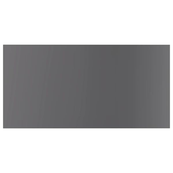 vidaXL 4 db magasfényű szürke forgácslap könyvespolc 60 x 30 x 1,5 cm