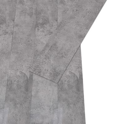 vidaXL barna cement 2 mm-es öntapadó PVC padlóburkoló lapok 5,21m²