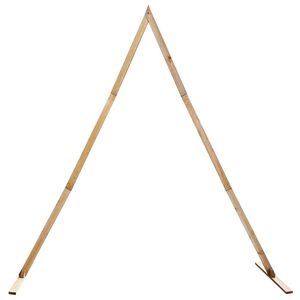 vidaXL Esk&uuml;vői &Iacute;v Vil&aacute;gos Barna 202 x 95 x 254 cm T&ouml;m&ouml;r fenyőfa