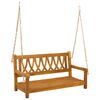 vidaXL Kerti hinta pad 2 -Seater 110 x 56 x 58 cm T&ouml;m&ouml;r Ak&aacute;cfa