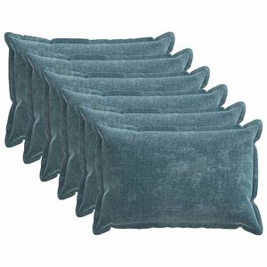 vidaXL P&aacute;rna huzat 6 pcs HOUTEN K&eacute;k 40 x 60 cm Chenille Sz&ouml;vet