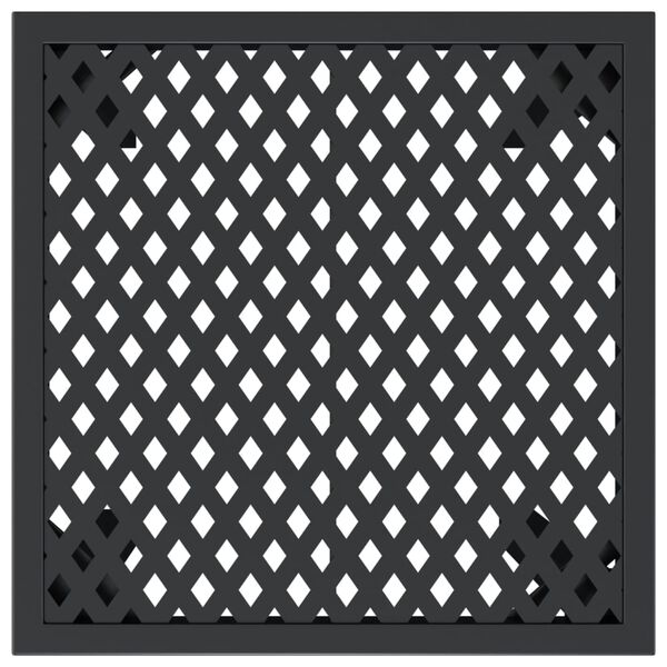 vidaXL antracitszürke acél kerti asztal 50 x 50 x 72 cm