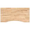 vidaXL t&ouml;m&ouml;r t&ouml;lgyfa t&eacute;glalap alak&uacute; asztallap kezeletlen 100x60x2,5 cm