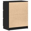 vidaXL fekete szerelt fa t&aacute;lal&oacute;szekr&eacute;ny 60 x 35 x 76 cm