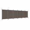 vidaXL 6 paneles antracitsz&uuml;rke sz&ouml;vet t&eacute;relv&aacute;laszt&oacute; 520x180 cm