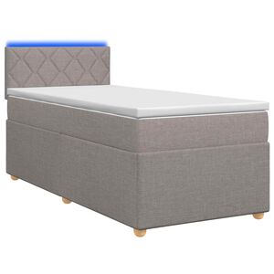 vidaXL Boxspring &aacute;gy matraccal T&oacute;psz&iacute;nű 100 x 200 cm Sz&ouml;vet