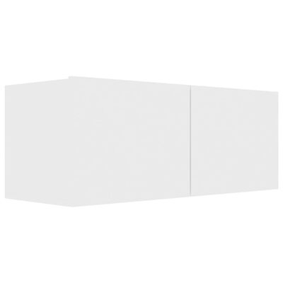 vidaXL fehér forgácslap TV-szekrény 80 x 30 x 30 cm