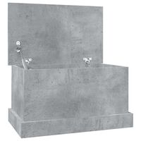 vidaXL betonszürke szerelt fa tárolóláda 50 x 30 x 28 cm