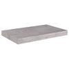 vidaXL betonsz&uuml;rke MDF lebegő fali polc 50 x 23 x 3,8 cm