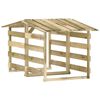 vidaXL 2 db impregn&aacute;lt fenyőfa pergola tetővel 100 x 90 x 100 cm