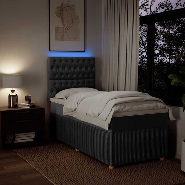 vidaXL s&ouml;t&eacute;tsz&uuml;rke sz&ouml;vet rug&oacute;s &aacute;gy matraccal 100 x 200 cm