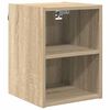 vidaXL F&uuml;ggő szekr&eacute;ny t&aacute;rol&oacute;val Sonoma t&ouml;lgy 30 x 29,5 x 40 cm Faanyag