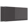 vidaXL Konyhai h&aacute;tfal 2 pcs S&ouml;t&eacute;tsz&uuml;rke 120 x 60 cm edzett &uuml;veg