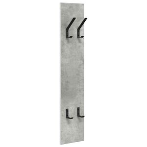 vidaXL Fali Kab&aacute;thorog Falra szerelhető Beton Sz&uuml;rke 20 x 1,5 x 100 cm