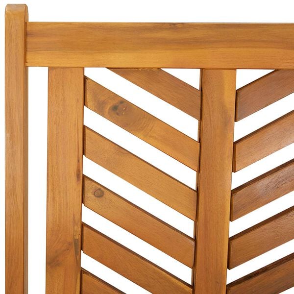 vidaXL Kert étkező szett 3 pcs Barna Tömör Akácfa