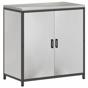 vidaXL Konyhai t&aacute;rol&oacute;szekr&eacute;ny HATTEM Ez&uuml;st 90 x 50 x 92 cm Ac&eacute;l