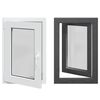 vidaXL D&ouml;nthető &eacute;s forgathat&oacute; pinceablak RISOR 50 x 75 cm PVC &eacute;s &Uuml;veg
