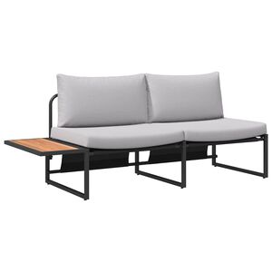 vidaXL Kerti kanap&eacute; p&aacute;rn&aacute;val Vil&aacute;gossz&uuml;rke 200,5 x 70 x 85,5 cm Ac&eacute;l