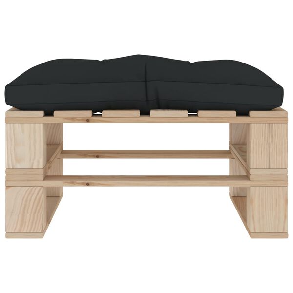 vidaXL fa kerti raklapzs&aacute;moly antracitsz&uuml;rke p&aacute;rn&aacute;val