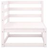 vidaXL 10 r&eacute;szes feh&eacute;r t&ouml;m&ouml;r fenyőfa kerti b&uacute;torgarnit&uacute;ra