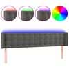 vidaXL s&ouml;t&eacute;tsz&uuml;rke b&aacute;rsony LED-es fejt&aacute;mla 163 x 16 x 78/88 cm