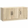 vidaXL TV szekr&eacute;ny Sonoma T&ouml;lgy 99 x 34,5 x 47 cm Szerelt Fa