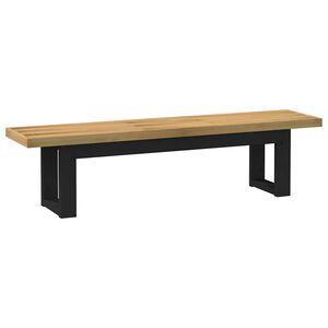 vidaXL &eacute;tkezőpad NOAIN U alak&uacute; l&aacute;bak 180x40x45 cm t&ouml;m&ouml;rfa fenyőfa