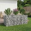 vidaXL Gabion emelt &aacute;gy Ez&uuml;st 150 x 50 x 60 cm Horganyzott ac&eacute;l