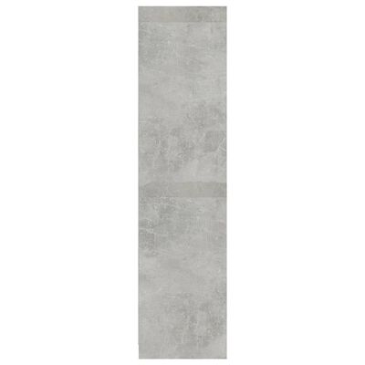 vidaXL betonszürke forgácslap ruhásszekrény 100 x 50 x 200 cm