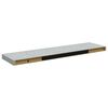 vidaXL 4 db betonsz&uuml;rke MDF lebegő fali polc 90 x 23,5 x 3,8 cm